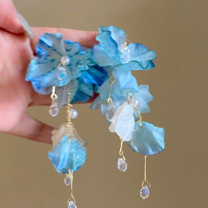 High-grade Seaside Vacation Style Earrings Without Pierced Ears