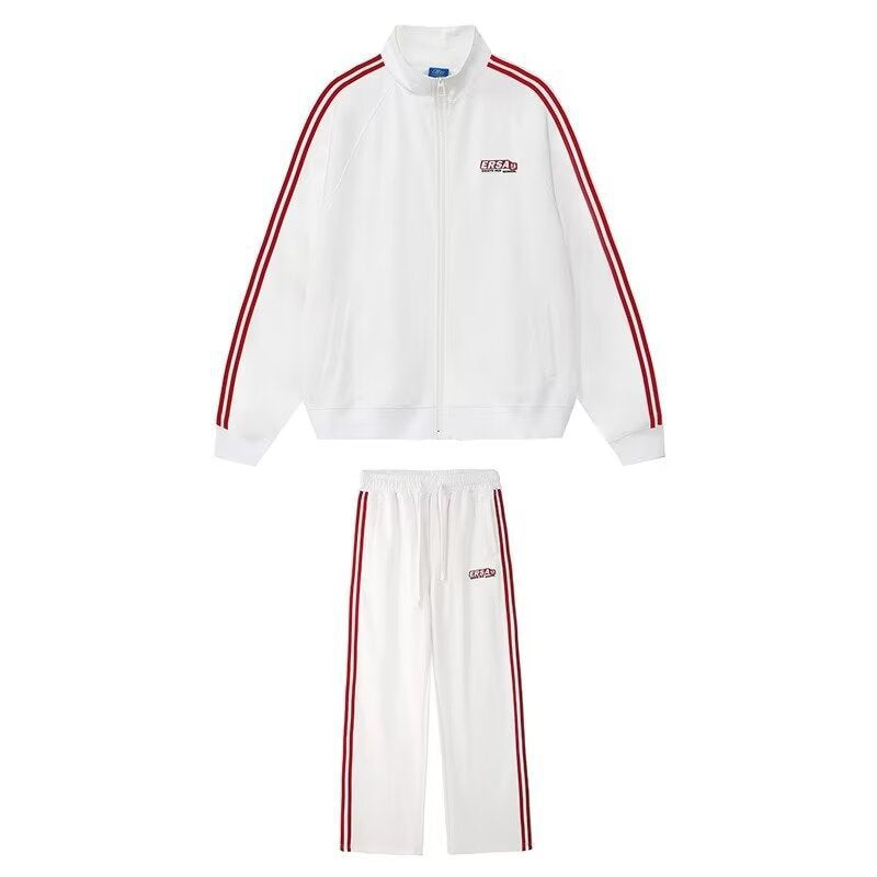 Trousers Straight Pants Long Sleeve Spring And Autumn Sports Suit