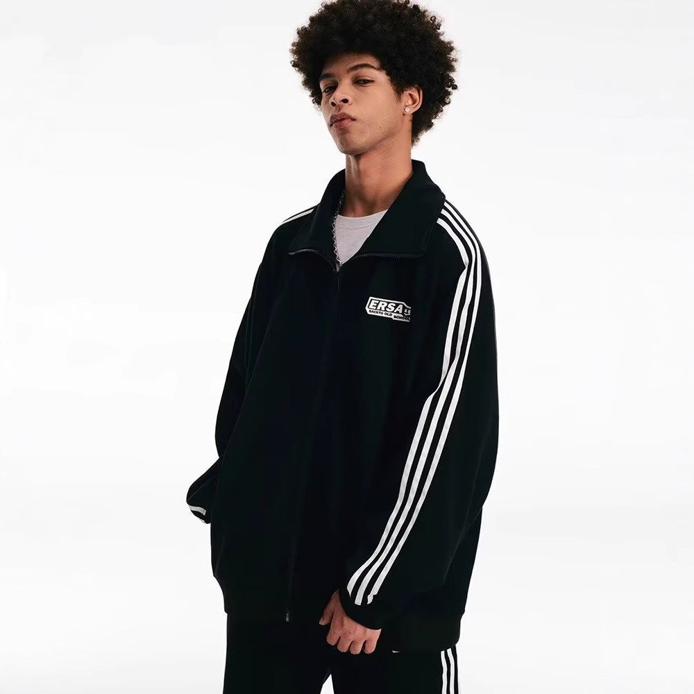 Trousers Straight Pants Long Sleeve Spring And Autumn Sports Suit