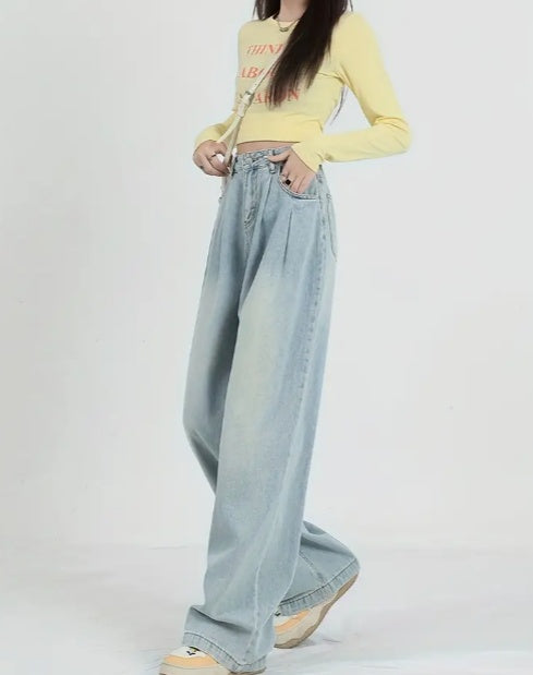 High Waisted Wide Leg Jeans For Women