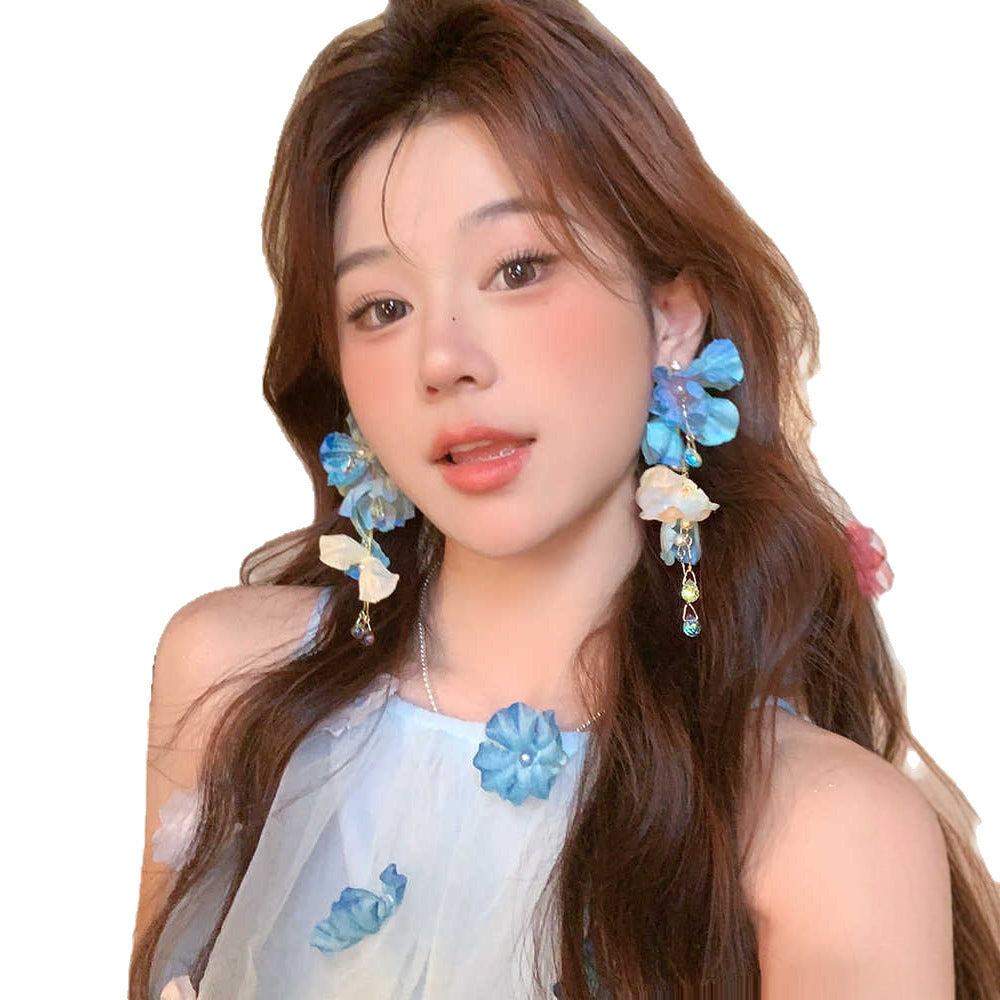 High-grade Seaside Vacation Style Earrings Without Pierced Ears