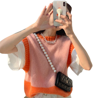 SWEATER À MANCHES COURTES