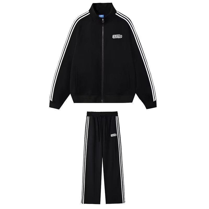 Trousers Straight Pants Long Sleeve Spring And Autumn Sports Suit