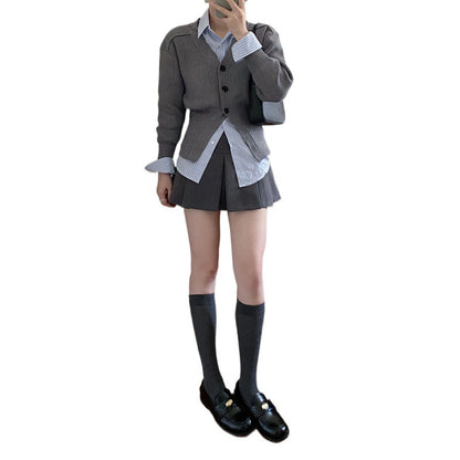 Ensemble de mode preppy pour femme