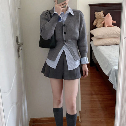 Ensemble de mode preppy pour femme